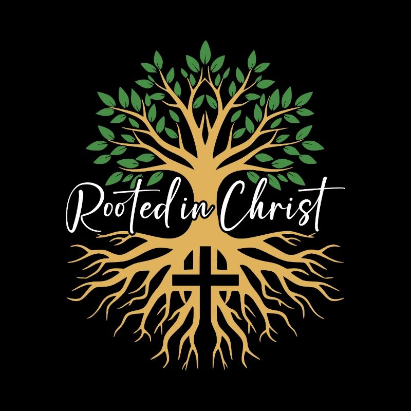 Rooted in Christ – Baum & Kreuz Glaube