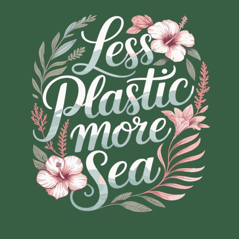 Less Plastic More Sea – Environmental Design Flowers