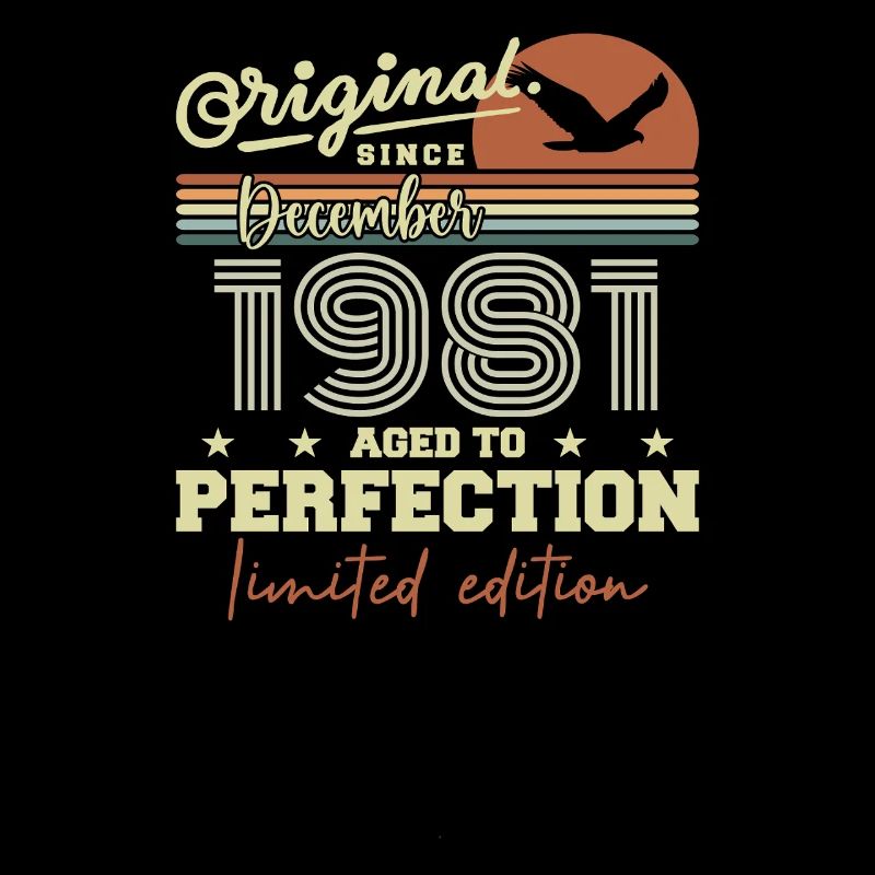 Anniversaire 44 ans | Originale Décembre 1981