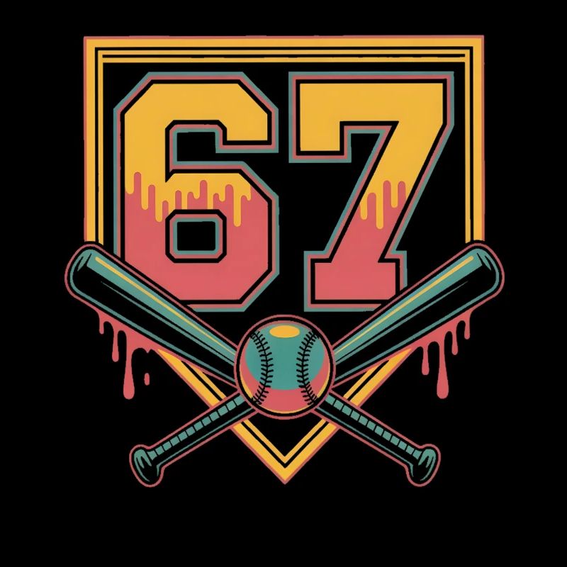 Neon 62 with bat cross