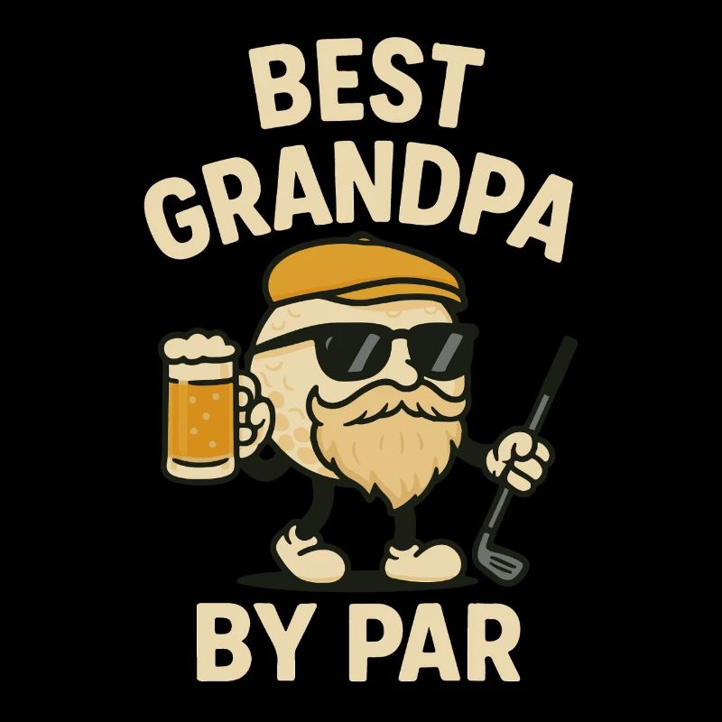 Bester Opa Nach Par Lustiger Golf Vatertagsliebhaber