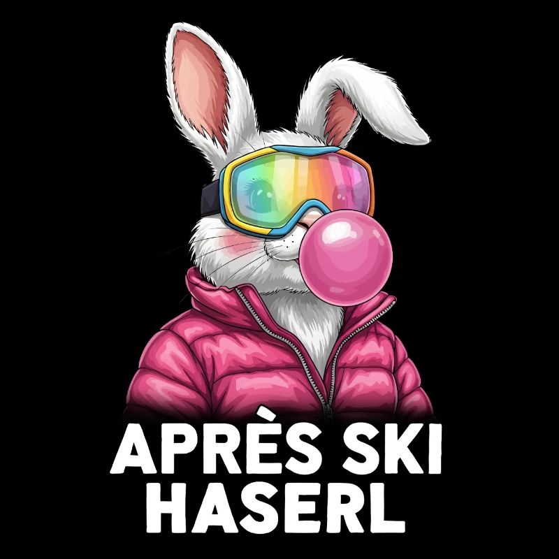 Après-ski lapin Pink Bubble Gum