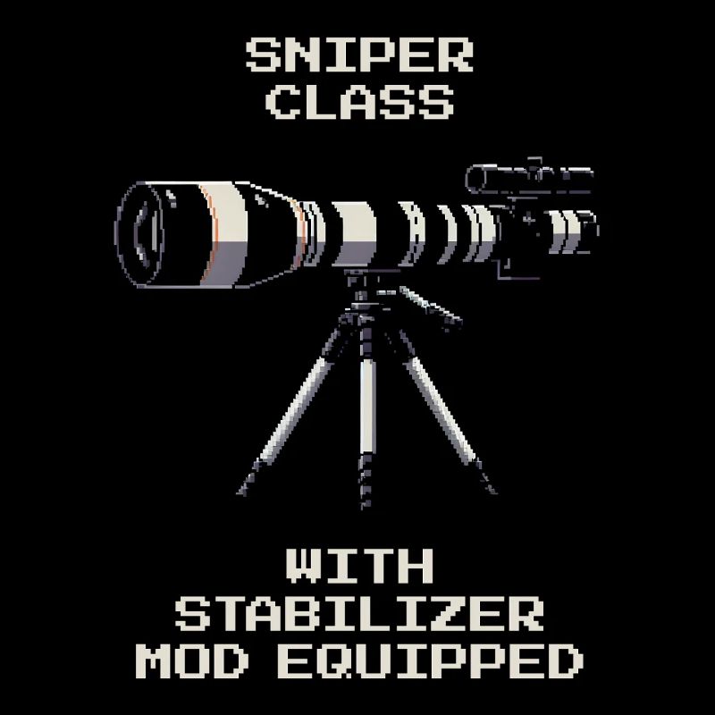 Sniper Class | Telephoto lens with stabilizer