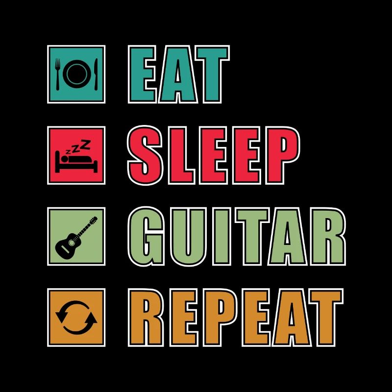 Eat Sleep Guitar Repeat
