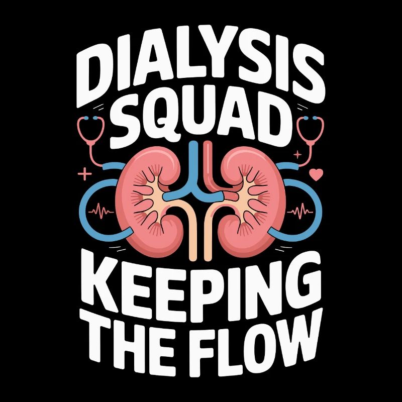 Infirmière en dialyse Escouade de dialyse Garde les soins rénaux