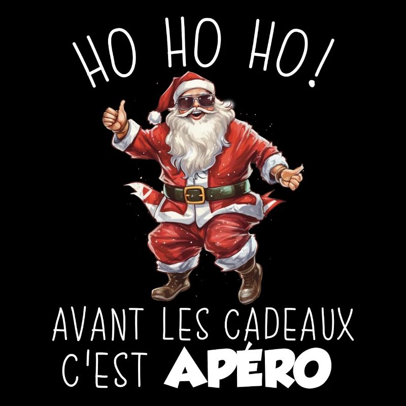 Pull Moche Noël Humour Père Noel Apéro Cadeau