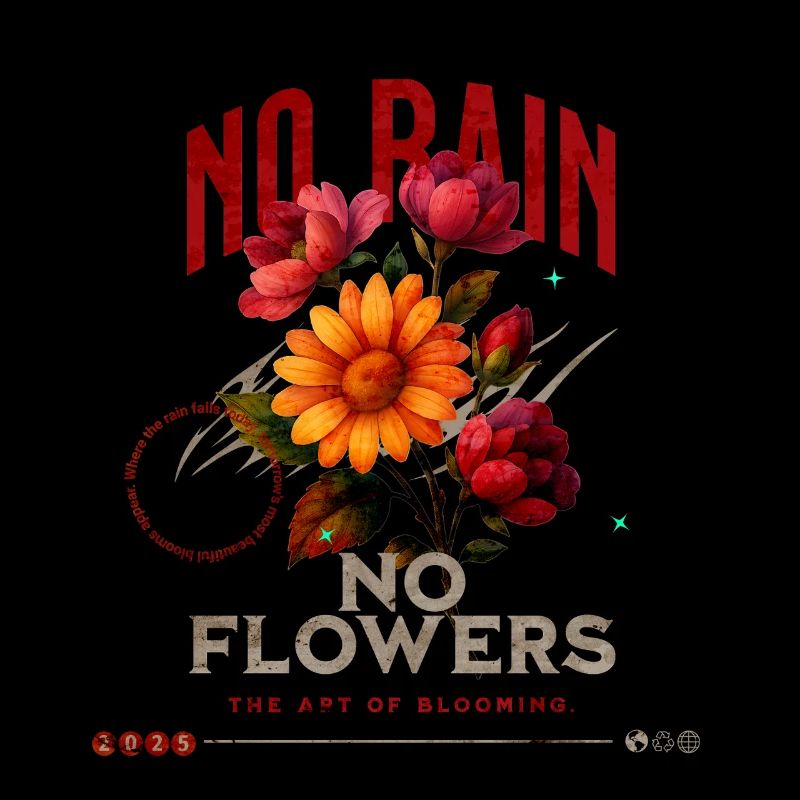 Pas de pluie, pas de fleurs – Force et croissance 🌸