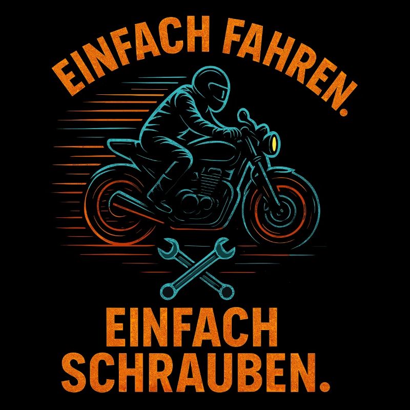 Easy Riding Just Screwing Biker Shirt