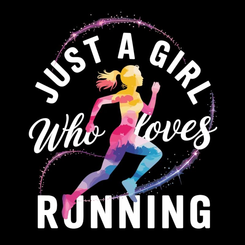 Fille aime courir Jogging Shirt