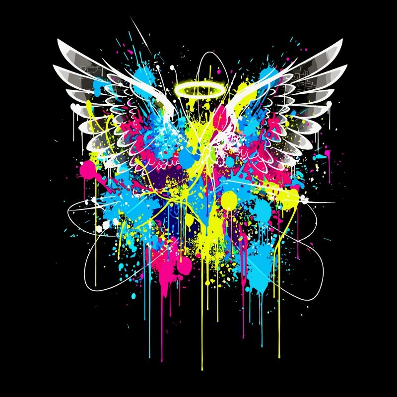AILES D’ANGE URBAIN SPLASH Art du graffiti