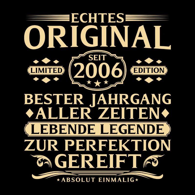 20. Geburtstag Echtes Original seit 2006