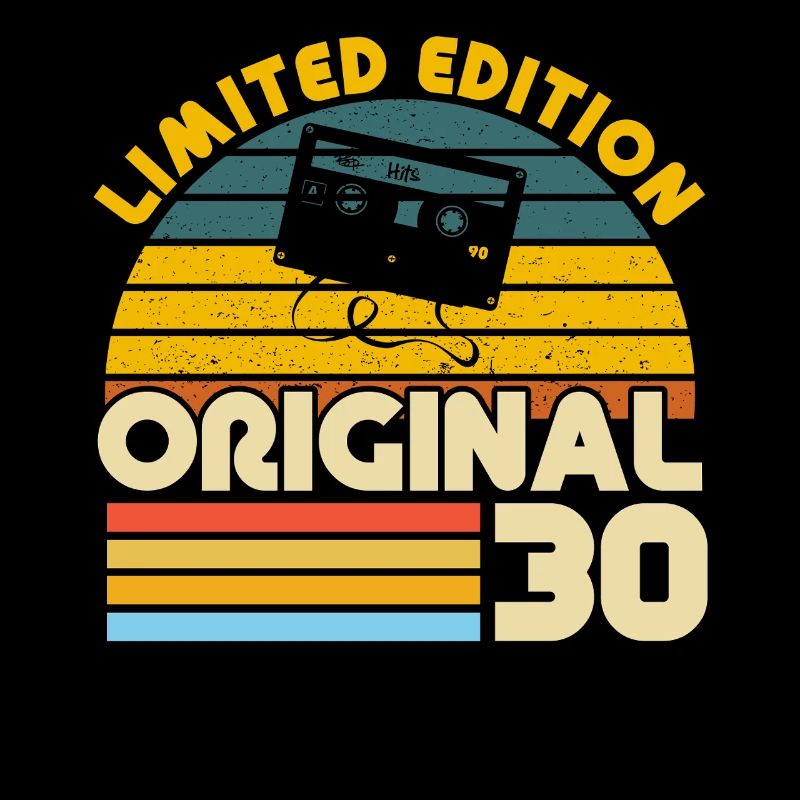 30 Jahre Vintage Original-Retro-Jubiläumsgeschenk