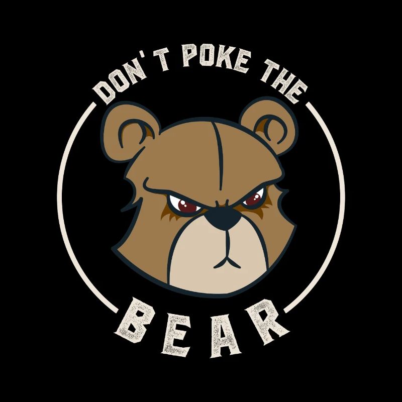 Don’t Poke Mama Papa Bear Graphique