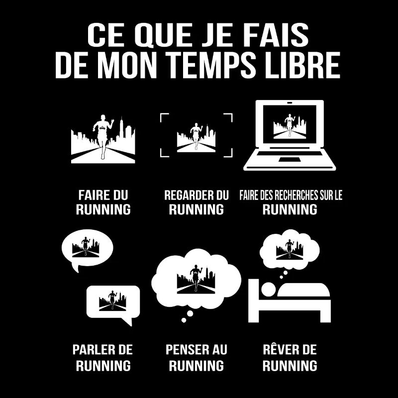 Ce Que Je Fais De Mon Temps Libre Running Humour