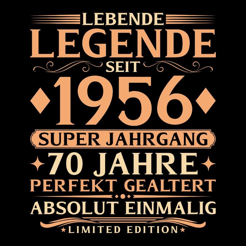 Année de fabrication 1956 70e anniversaire de Super Vintage