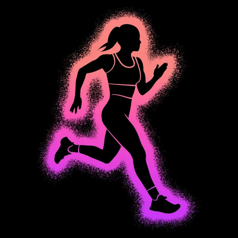 Course à pied Enfants Dames Filles Coureuses