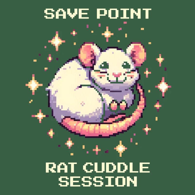 Savepoint : Temps de câlin au rat | Rat de couleur