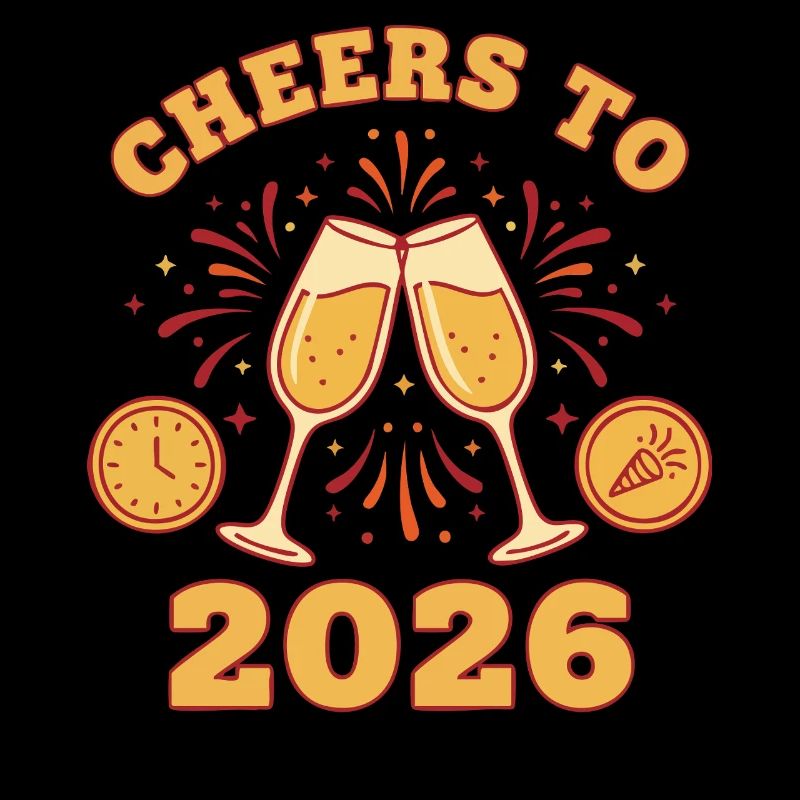 Prost auf die Neujahrsfeier 2026