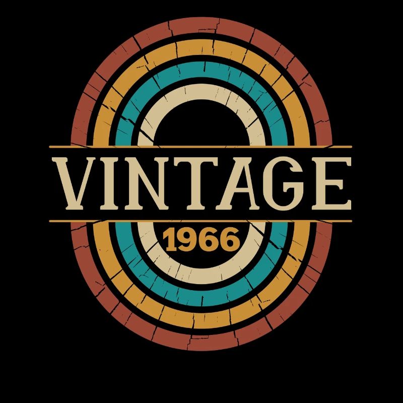 Vintage Geburtstagsgeschenk 1966 Retro Geboren 1966