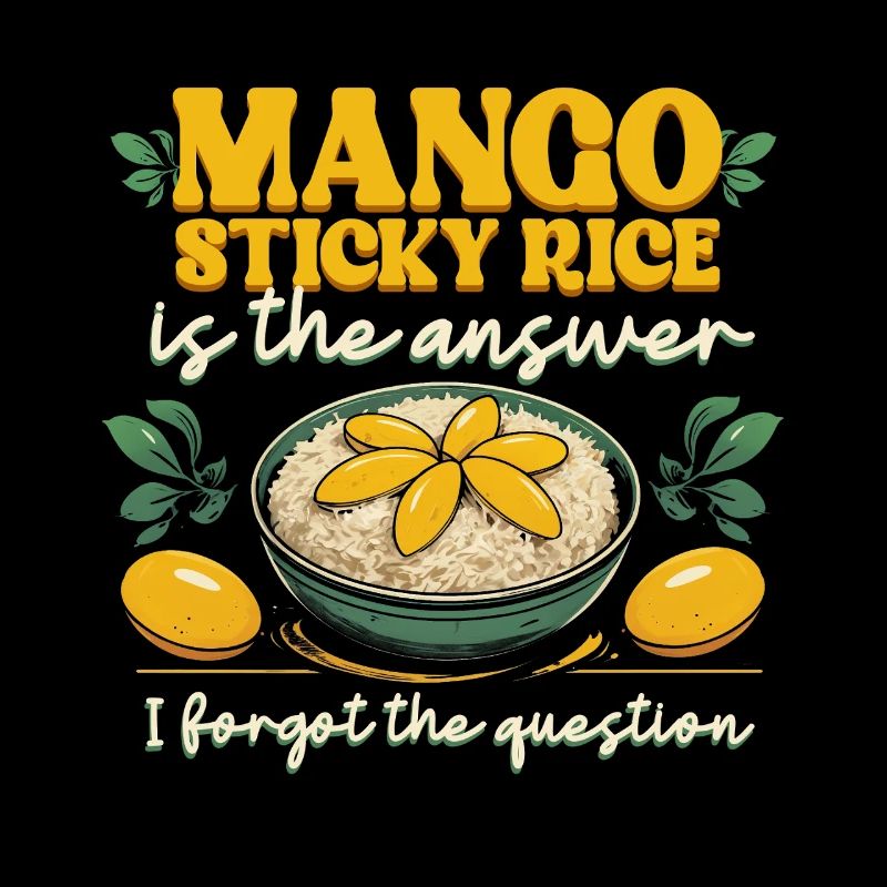 Le riz gluant à la mangue est la solution