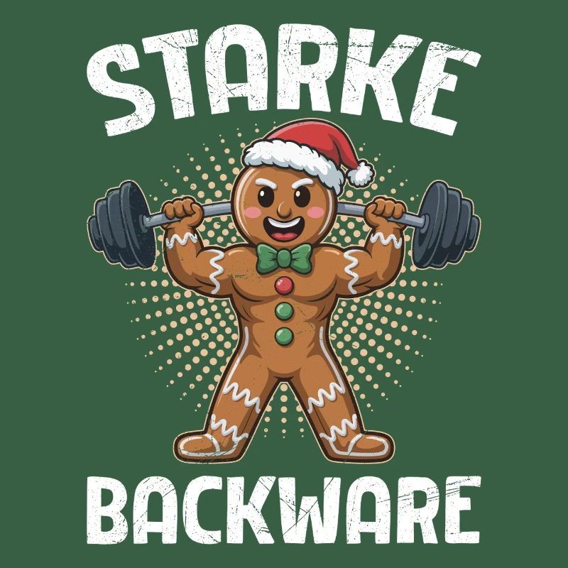 Gingerbread Man STARKE BACKWARE Funny