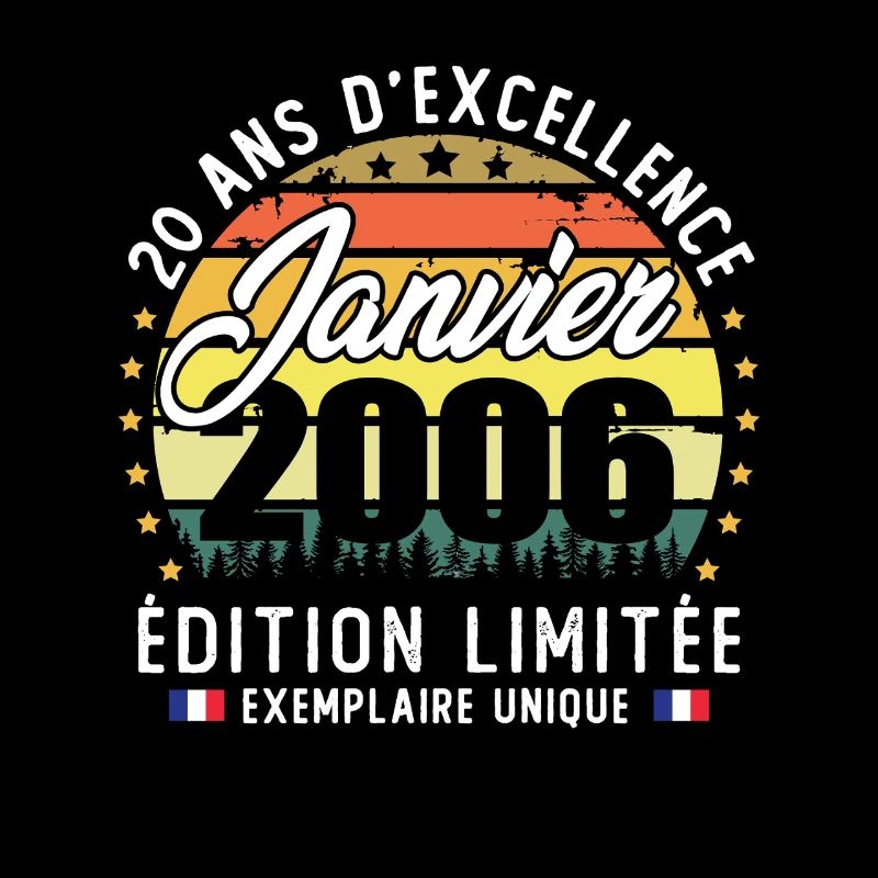 Janvier 2006 Vintage Cadeau Anniversaire 20 Ans