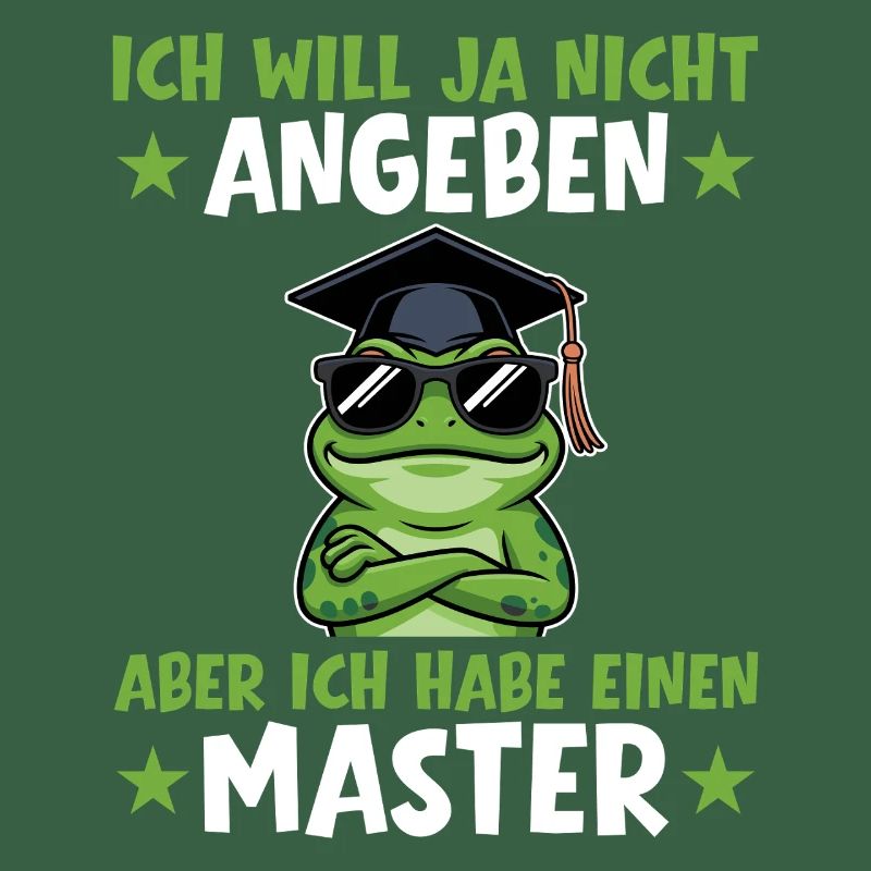 Master's exam passed, frog graduation completed