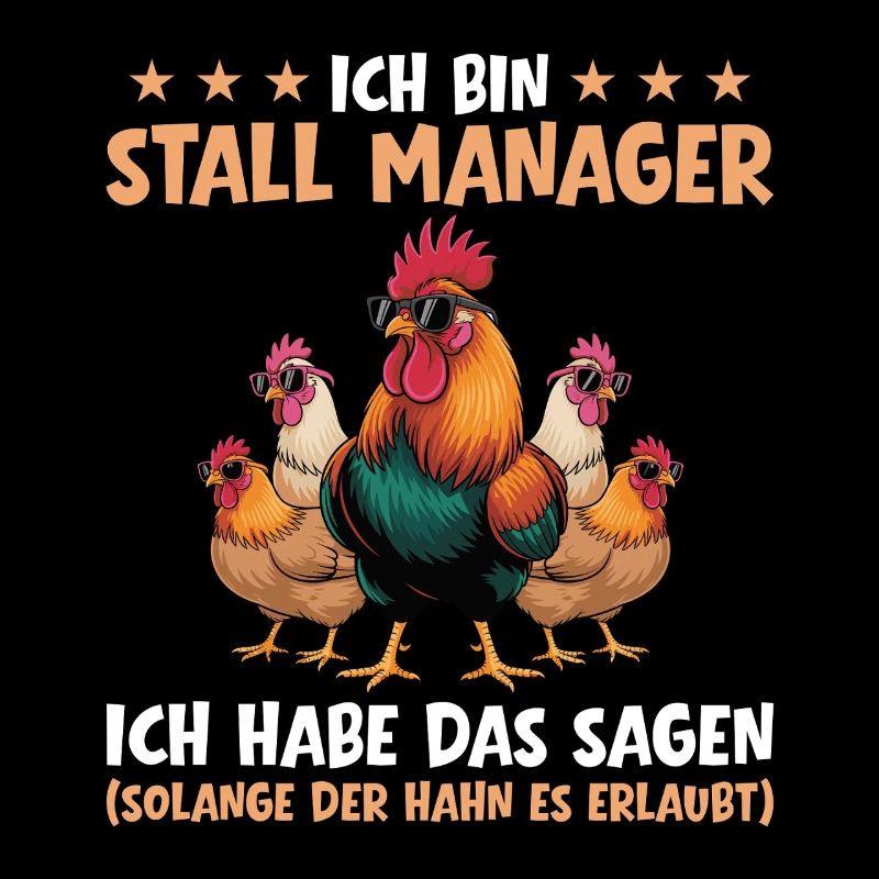 Barn Manager - Funny Chicken Saying for Men
