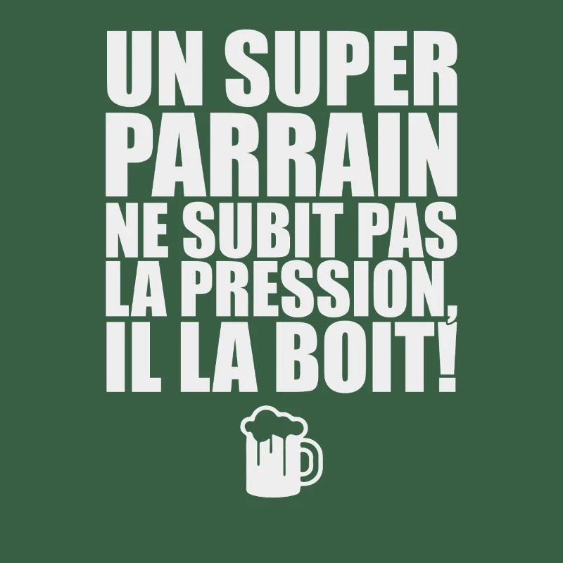 Un super parrain pas de pression il la boit