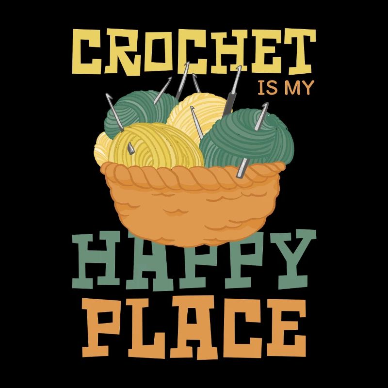 Le crochet est mon endroit heureux