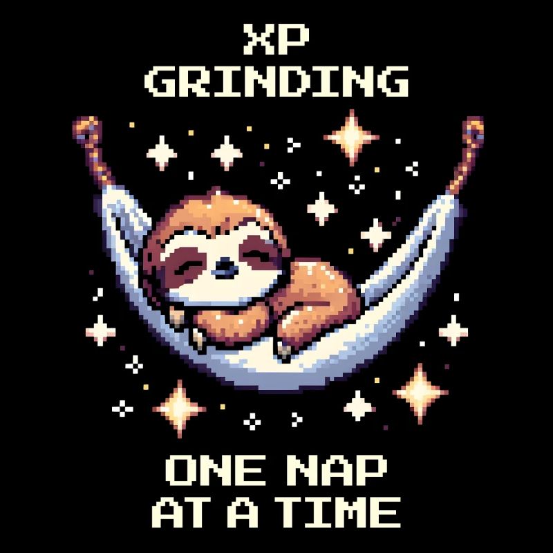 XP grinden mit Nickerchen | Faultier