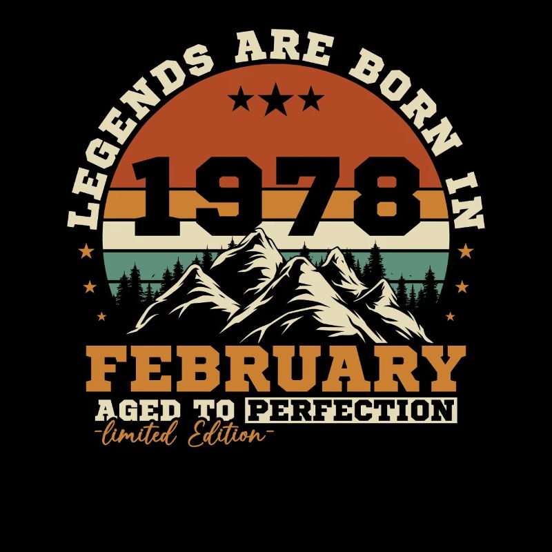 Februar 1978 Vintage-Retro-Geburtstagsgeschenk