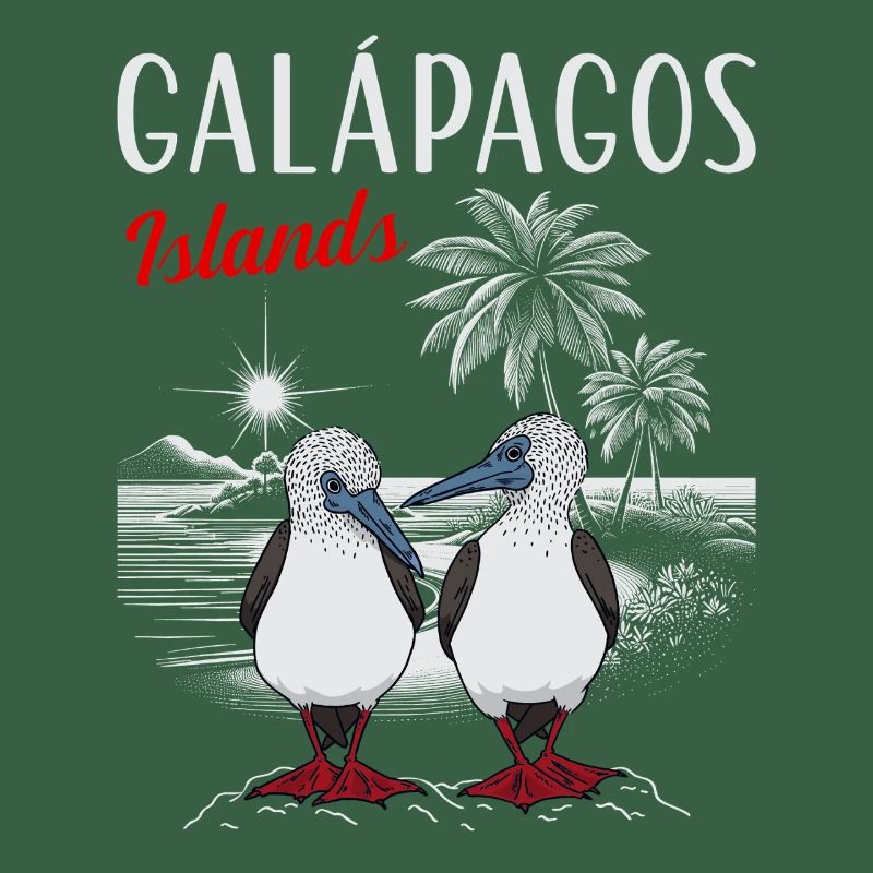 Red-footed boobies Galapagos Islands