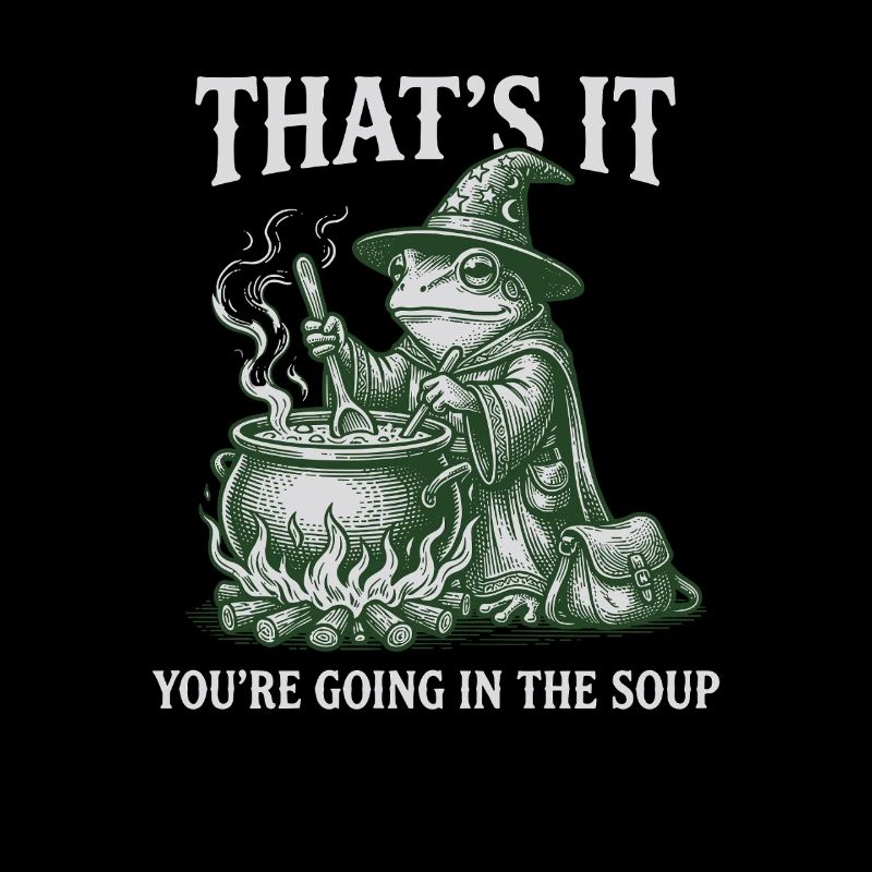 Sorcier Grenouille – Vous allez dans le Soup Design