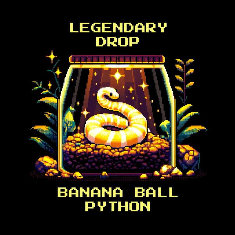 Découverte légendaire : python romain banane | Python