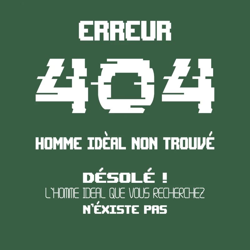 Error 404 Ideal Man Not Found