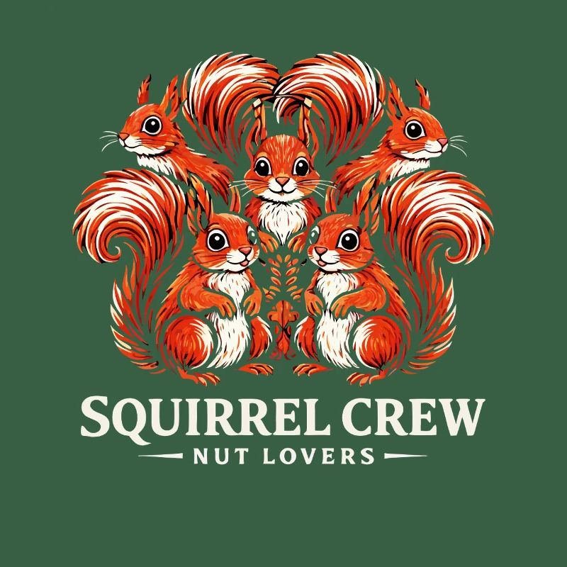 Squirrel Crew - Nut Lovers Eichhörnchen Gang