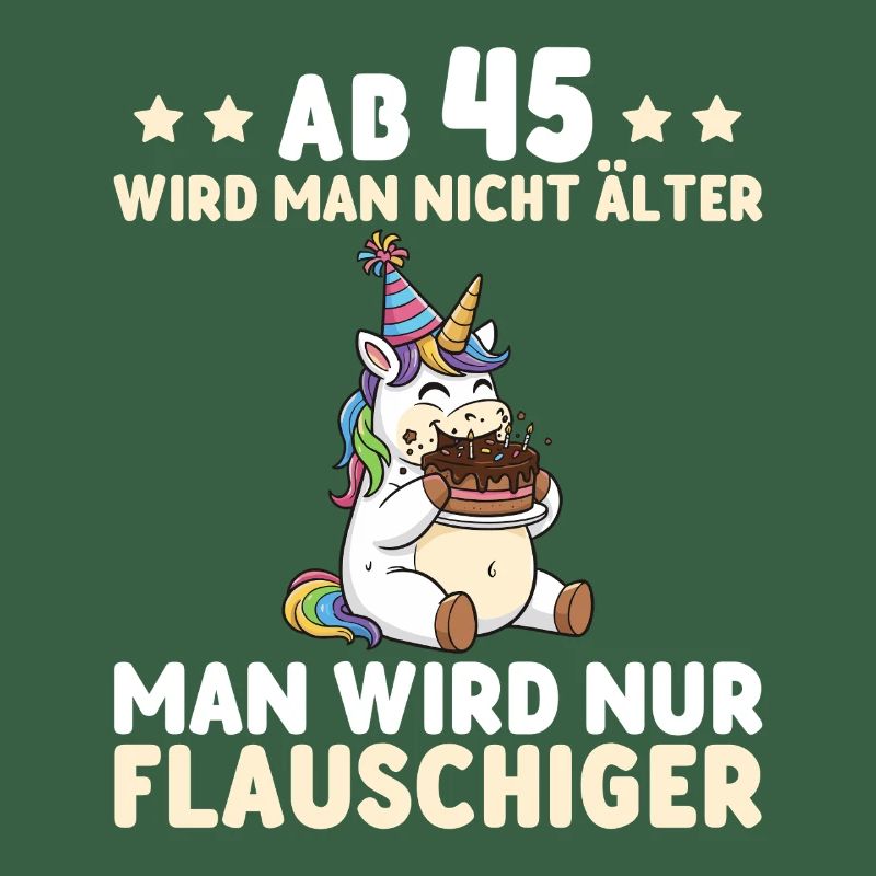 45. Geburtstag Einhorn – Man wird nur flauschiger
