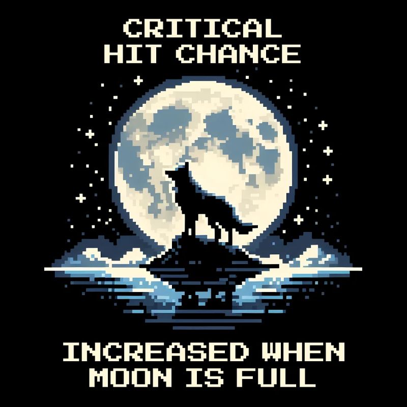 Kritischer Treffer bei Vollmond | Wolf