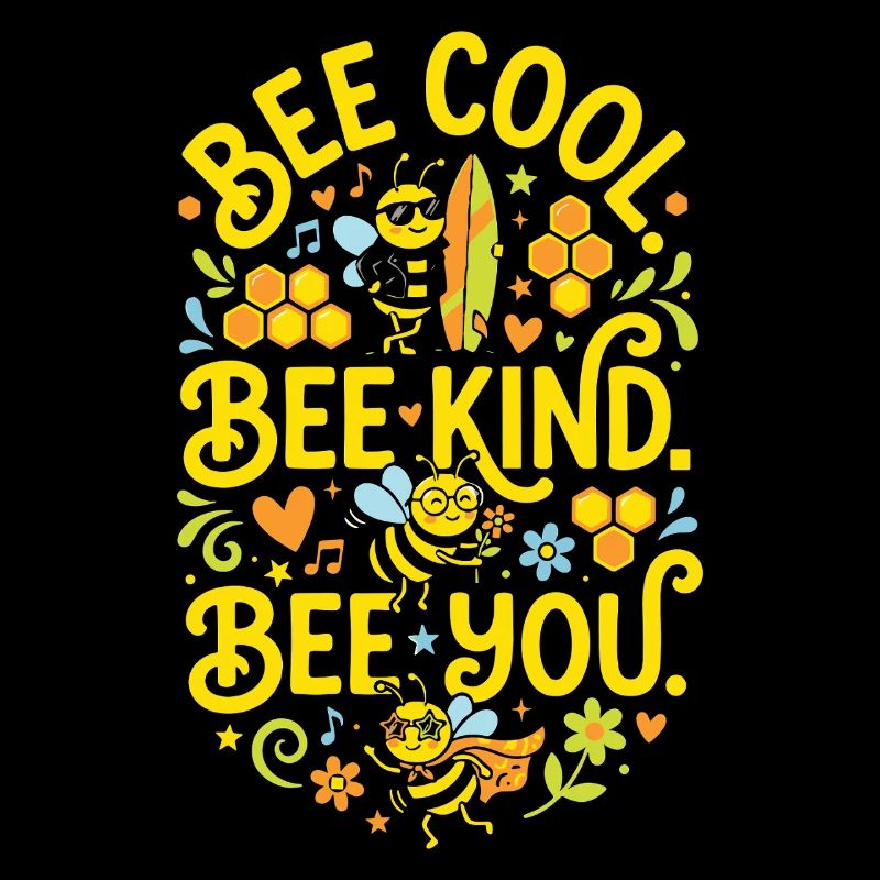 Bee Cool Bee Kind Bee You Bees Design