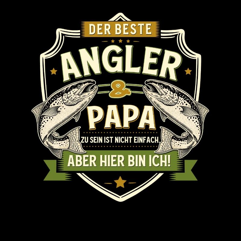 Angeln Geschenk Mann Angler und Papa Nicht einfach