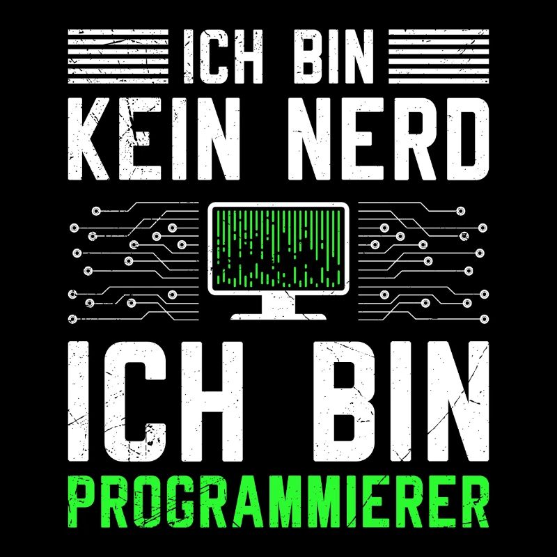 Ordinateur Je ne suis pas un nerd Je suis un programmeur