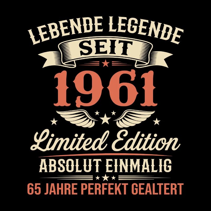 65e anniversaire 1961 Legend Vintage Gift