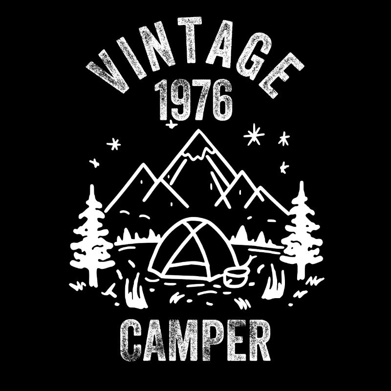 Vintage 1976 Camper 50. Geburtstag