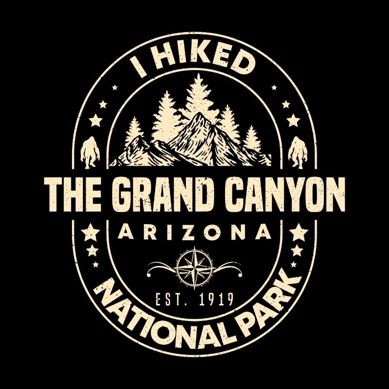 Ich bin im Grand Canyon Nationalpark Wanderer gewandert