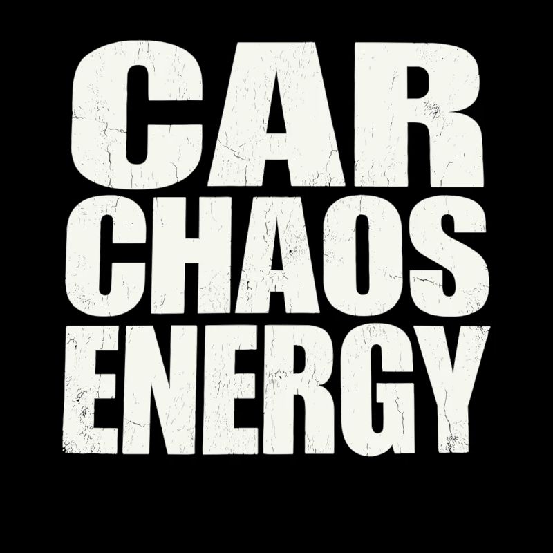 Typographie de l’énergie du chaos automobile
