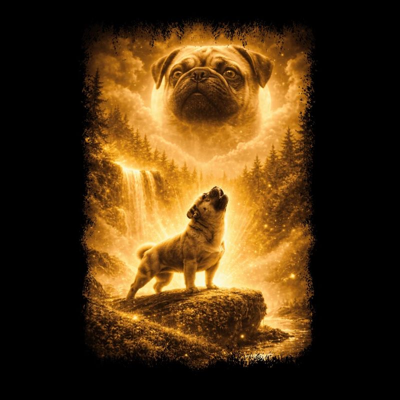 Mops, Mond
