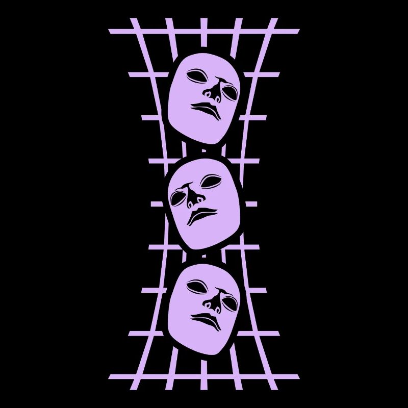 Masses Grid Art abstrait