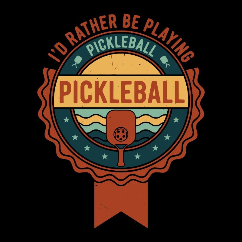 Pickleball Id Rather Be Playing Funny Player Love