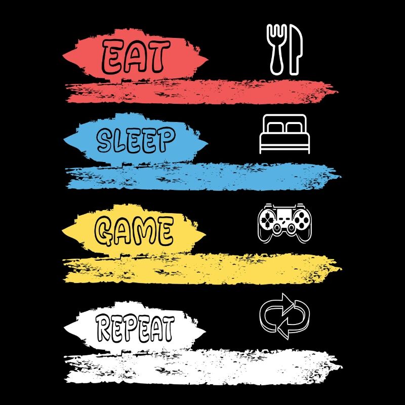 EAT SLEEP GAME REPEAT - V2